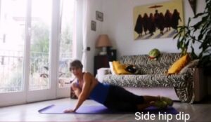 plank laterale - esercizi a casa pilates